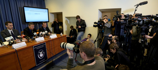 Ostře sledovaná tisková konference.