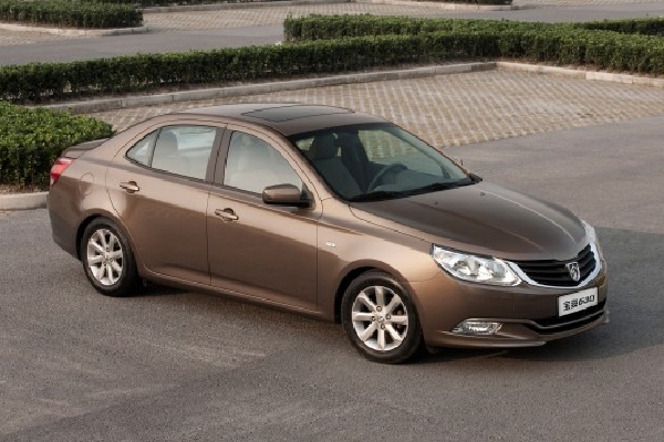Baojun 630, levný vůz určený pro čínský trh.