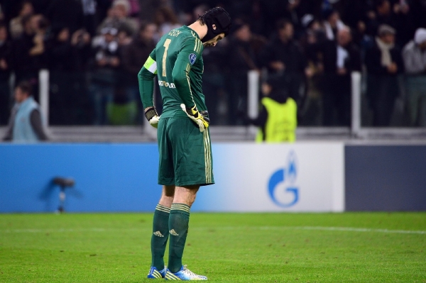 Petr Čech byl po utkání s Juventusem pořádně zklamaný.