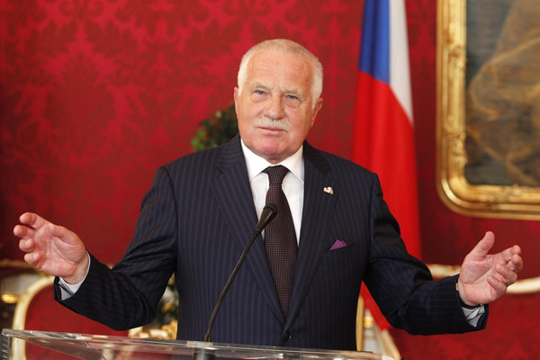 Prezident Václav Klaus.