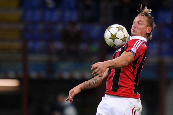 Philippe Mexes z AC Milán.