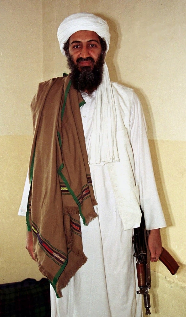 Usáma bin Ládin.