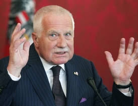 Prezident Václav Klaus.