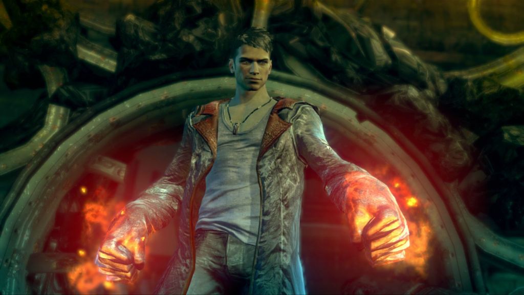 Hlavní hrdina Dante z DmC: Devil May Cry.