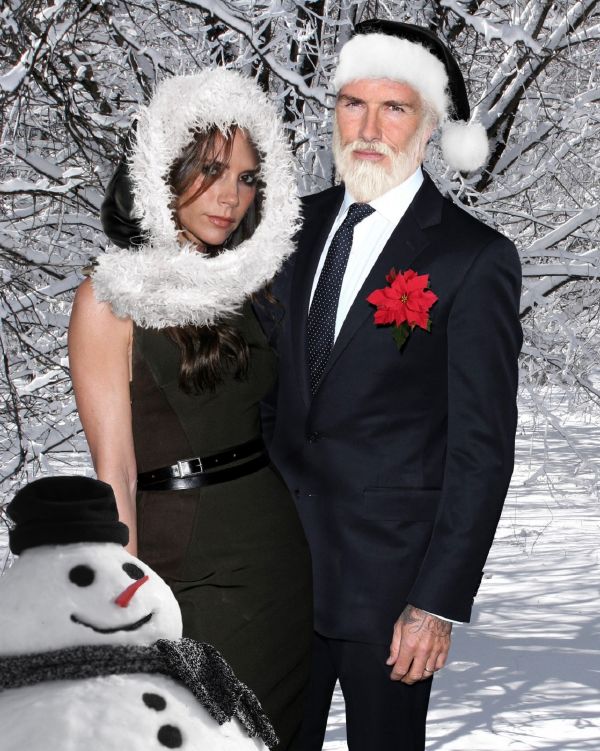 David Beckham jako Santa. Líbí se vám?