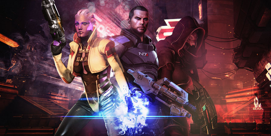 Obrázek z Mass Effect 3.
