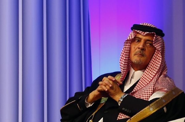 Saúdský ministr zahraničí Saud al-Faisal při otevření centra pro dialog ve Vídni.