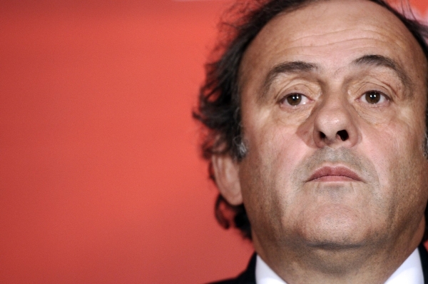 Prezident UEFA Michel Platini.