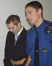 Marcel Hazdra u soudu.