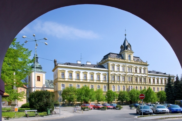 Masarykovo náměstí v Přelouči.
