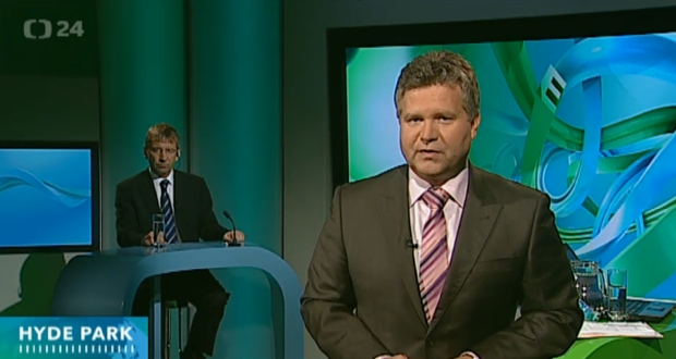 Jaromír Drábek v inkriminovaném vysílání Hyde Parku.