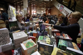 Probíhající veletrh Non/Fiction v Moskvě.