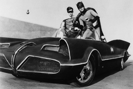 To je původní originální batmobil, který půjde do dražby.
