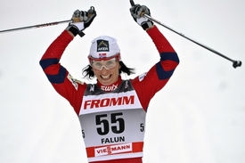 Norská běžkyně na lyžích Marit Björgenová.