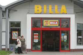 Supermarket Billa.