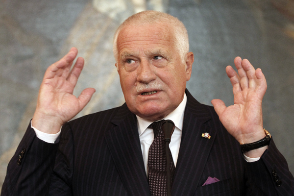 Prezident Václav Klaus.