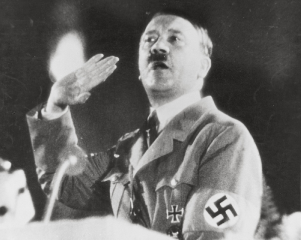 Nacistický vůdce Adolf Hitler.