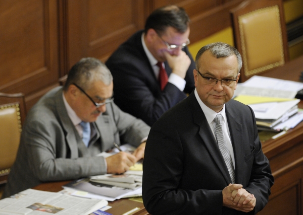 Zdanění paušálů se zastával ministr financí Miroslav Kalousek.