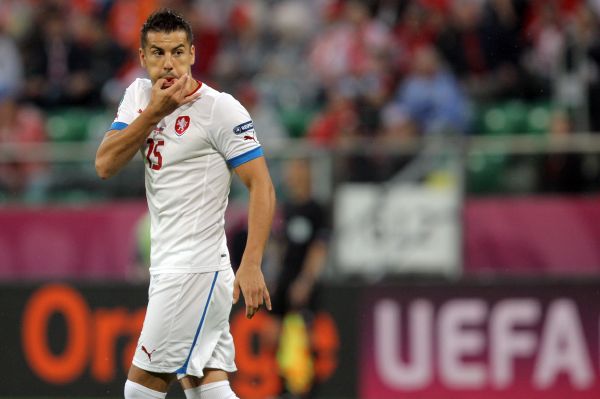Milan Baroš v národním dresu. Milan Baroš v národním dresu.