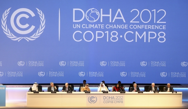 Konference o změnách klimatu v Dauhá. Konference o změnách klimatu v Dauhá.