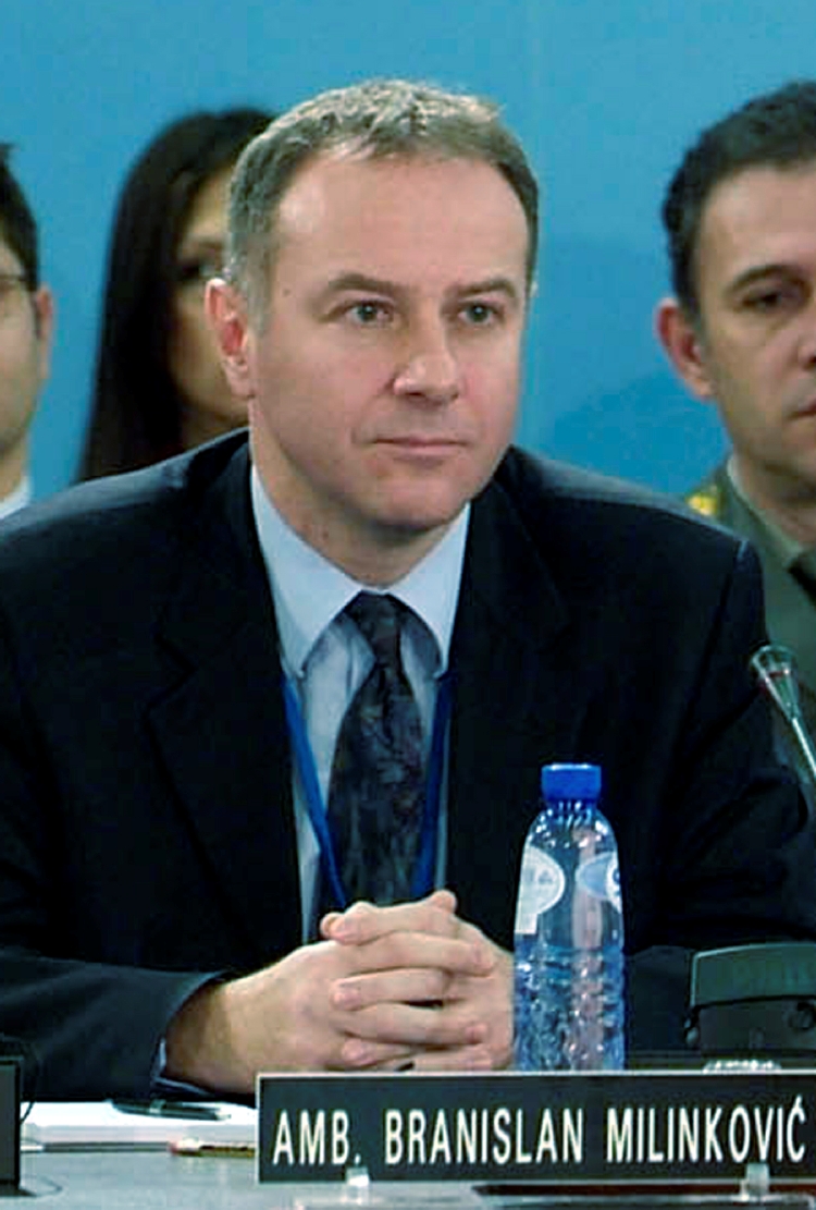 Srbský velvyslanec při Severoatlantické alianci Branislav Milinkovič.