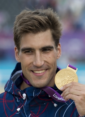 Olympijský vítěz David Svoboda.