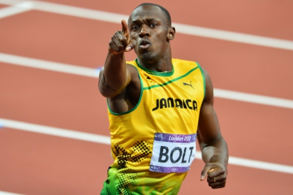 Fenomenální jamajský sprinter Usain Bolt. Fenomenální jamajský sprinter Usain Bolt.