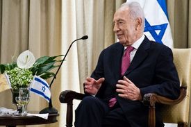 Stále vitální Šimon Peres.