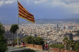Barcelona, eventuální hlavní město nového katalánského státu.