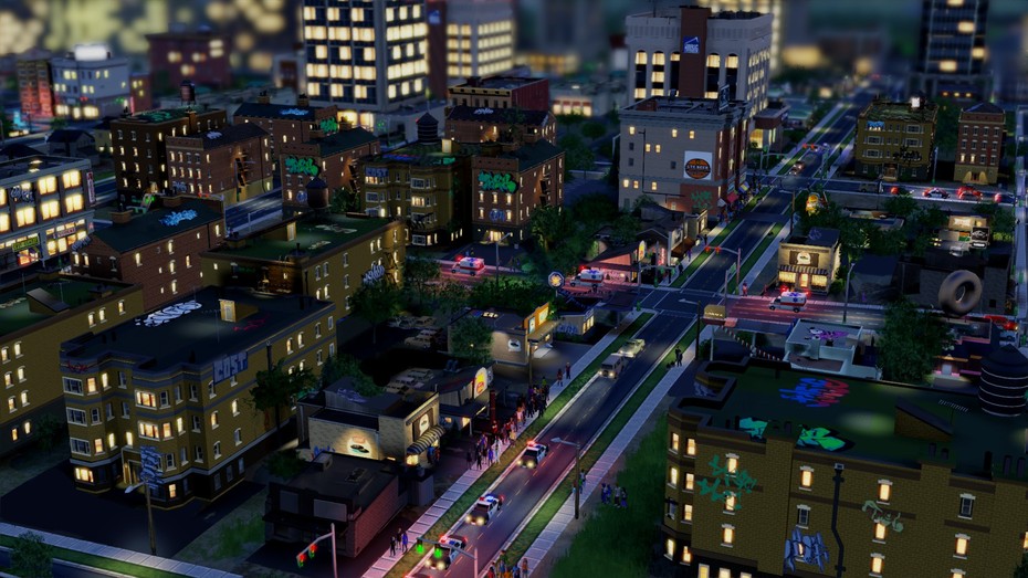 Obrázek ze SimCity.