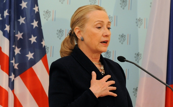 Americká ministryně zahraničí Hillary Clintonová. 