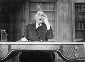 Prezident Charles de Gaulle oznamuje Francouzům uzavření Évianských dohod.