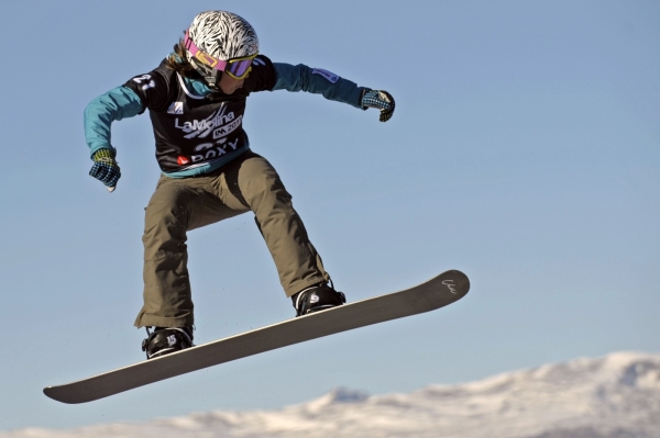 Snowboardcrossařka Eva Samková. Snowboardcrossařka Eva Samková.