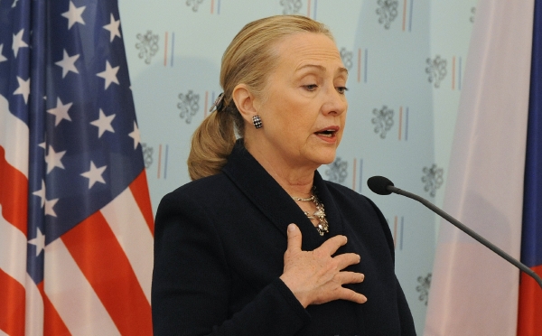 Americká ministryně zahraničí Hillary Clintonová. Americká ministryně zahraničí Hillary Clintonová.