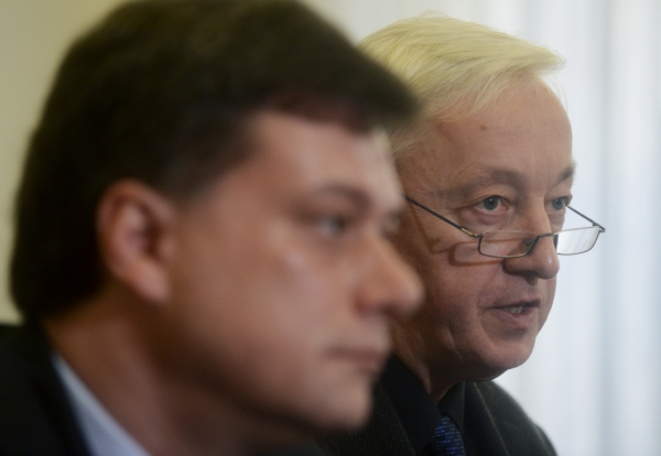 Ministr spravedlnosti Pavel Blažek a soudce Jan Sváček.