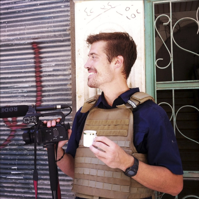 Unesený americký novinář James Foley.