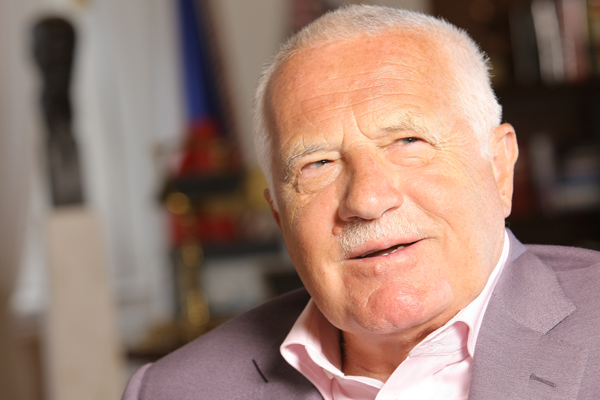 Prezident Václav Klaus.