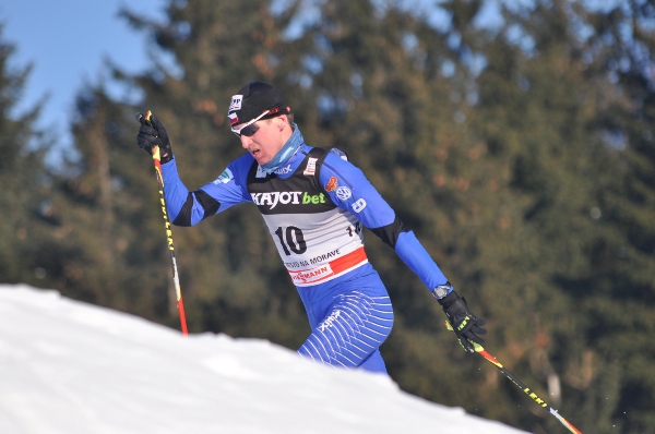 Běžec na lyžích Lukáš Bauer dojel osmý ve stíhacím závodu na 35 kilometrů volnou technikou v rámci Tour de Ski.