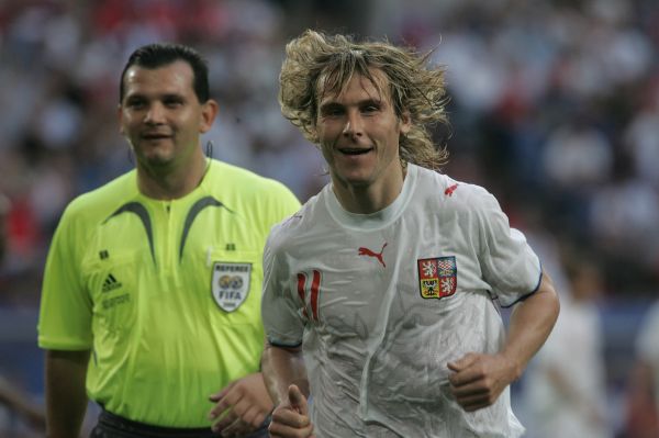 Pavel Nedvěd v reprezentačním dresu. Pavel Nedvěd v reprezentačním dresu.