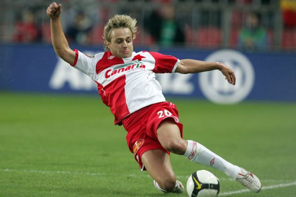 Jaroslav Černý v dresu Slavie.