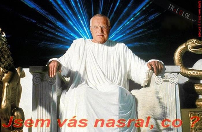Někteří lidé soudí, že si Klaus se svým sebevědomím hraje na Boha.