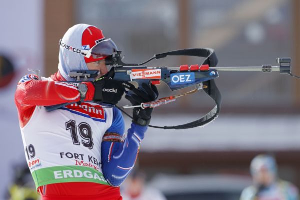 Český biatlonista Michal Šlesinger.