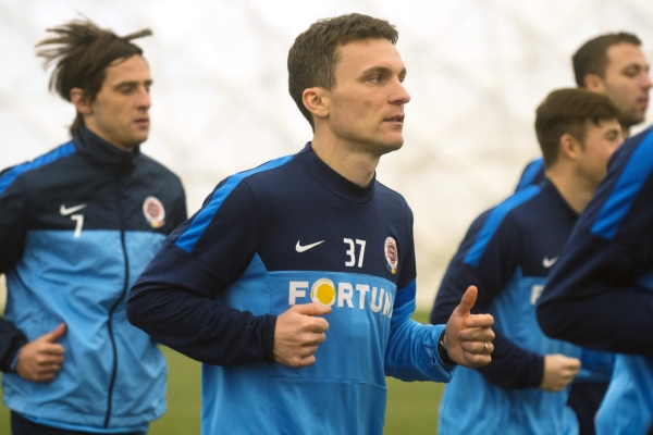 David Lafata (uprostřed) si se Spartou už poprvé zatrénoval. David Lafata (uprostřed) si se Spartou už poprvé zatrénoval.