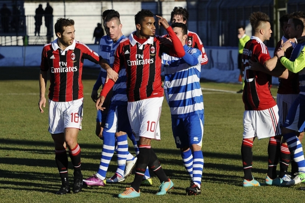 Boateng (v popředí) byl ústřední postavou diváckého projevu rasismu.