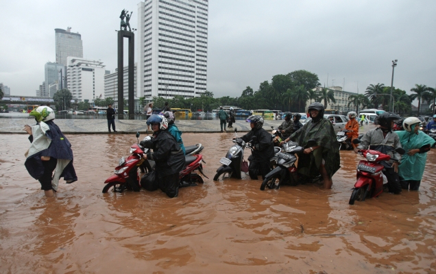 Jakarta se ocitla pod vodou. Jakarta se ocitla pod vodou.