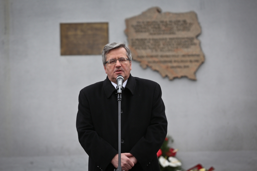 Polský prezident Bronislaw Komorowski.