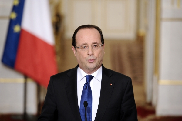 Francouzský prezident François Hollande.
