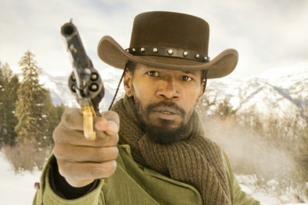 Jamie Foxx jako bývalý otrok Django ve filmu Quentina Tarantina.