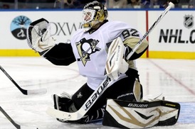 Tomáš Vokoun oblékl poprvé dres Pittsburghu.