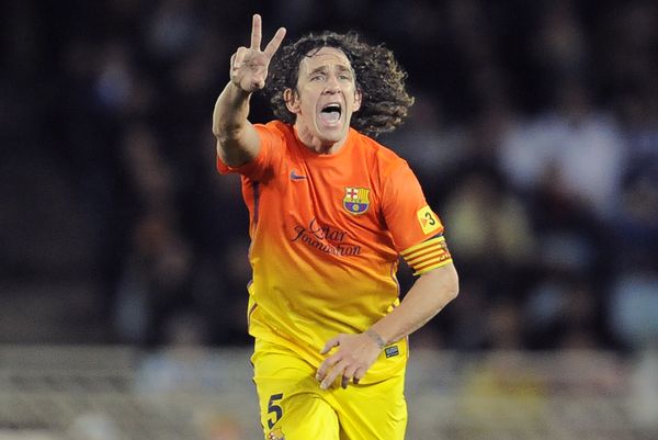 Kapitán Barcelony Carles Puyol. Kapitán Barcelony Carles Puyol.